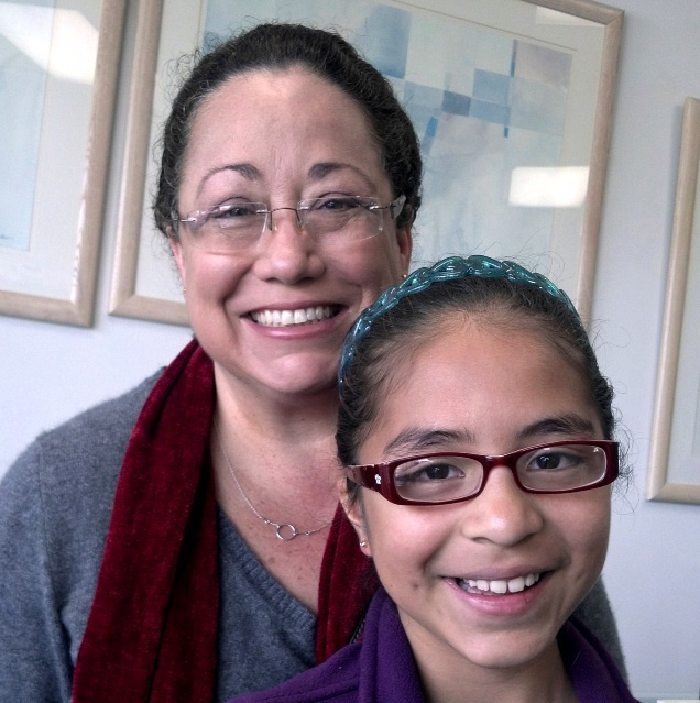 Mom and Daughter ear piercing team